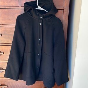 Women's Black Hooded Jacket